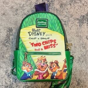 Disney Green Chip 'n Dale Musical Backpack